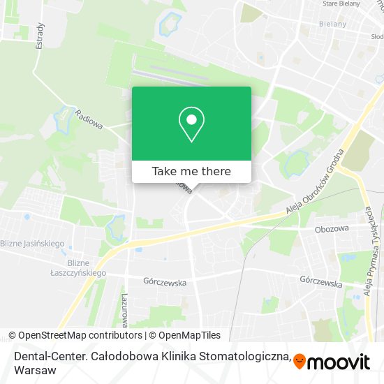 Dental-Center. Całodobowa Klinika Stomatologiczna map