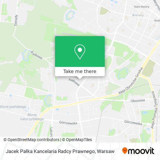 Jacek Pałka Kancelaria Radcy Prawnego map