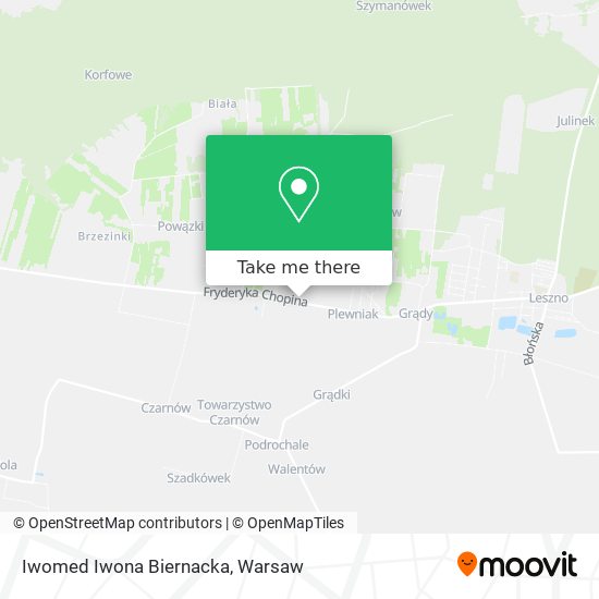 Iwomed Iwona Biernacka map