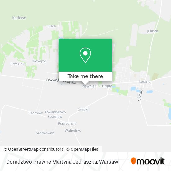 Doradztwo Prawne Martyna Jędraszka map