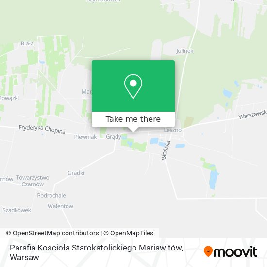 Parafia Kościoła Starokatolickiego Mariawitów map