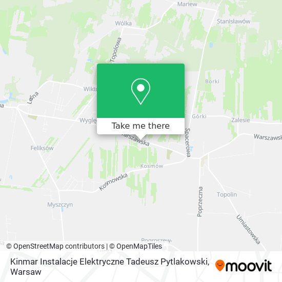 Карта Kinmar Instalacje Elektryczne Tadeusz Pytlakowski