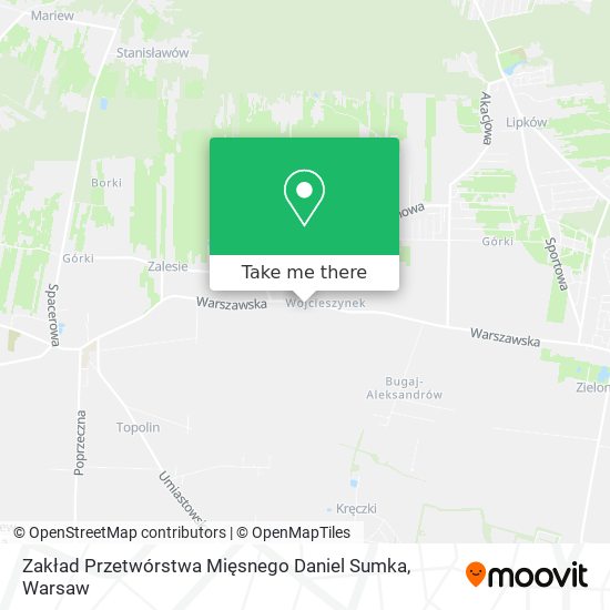 Zakład Przetwórstwa Mięsnego Daniel Sumka map