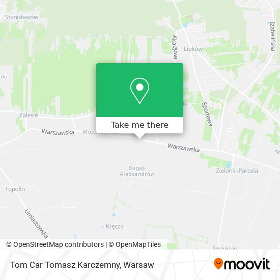 Tom Car Tomasz Karczemny map