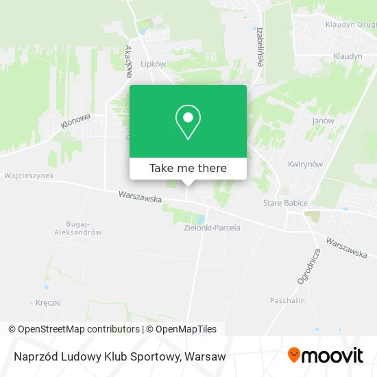 Naprzód Ludowy Klub Sportowy map