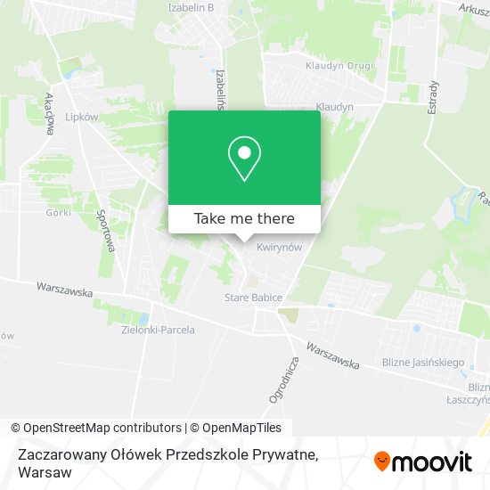 Zaczarowany Ołówek Przedszkole Prywatne map