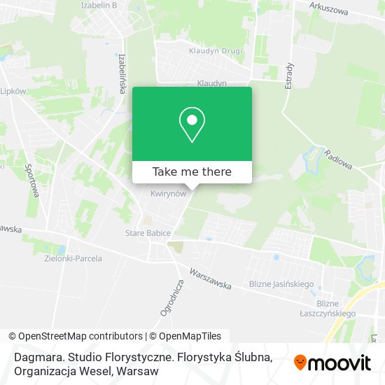 Dagmara. Studio Florystyczne. Florystyka Ślubna, Organizacja Wesel map