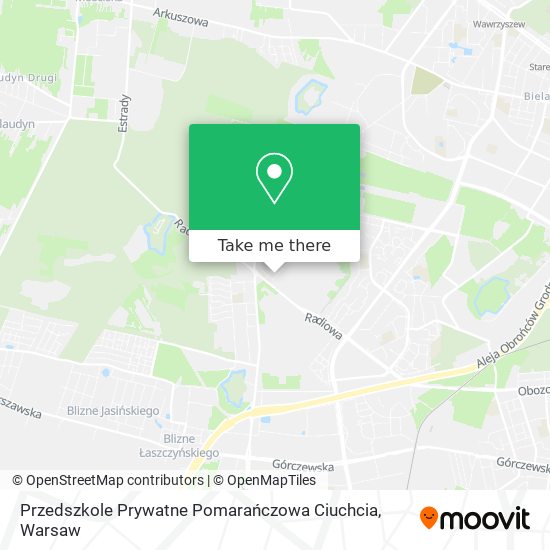 Przedszkole Prywatne Pomarańczowa Ciuchcia map