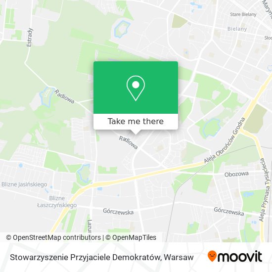 Stowarzyszenie Przyjaciele Demokratów map