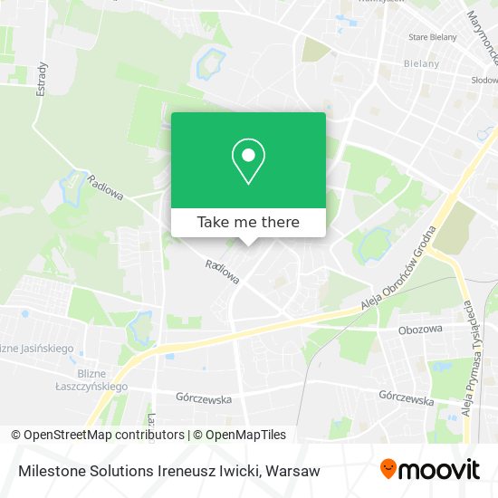 Milestone Solutions Ireneusz Iwicki map