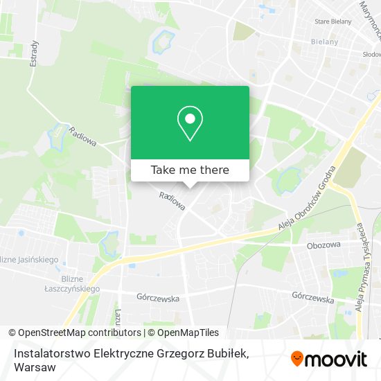 Instalatorstwo Elektryczne Grzegorz Bubiłek map