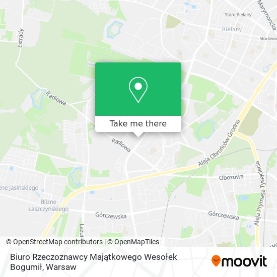 Biuro Rzeczoznawcy Majątkowego Wesołek Bogumił map