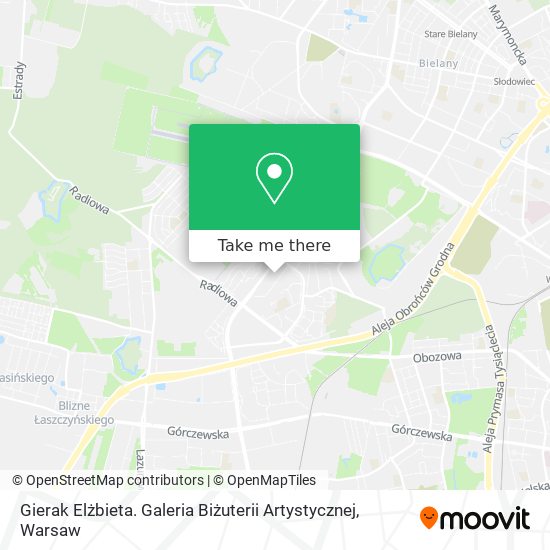 Gierak Elżbieta. Galeria Biżuterii Artystycznej map