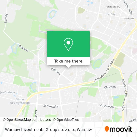 Warsaw Investments Group sp. z o.o. map