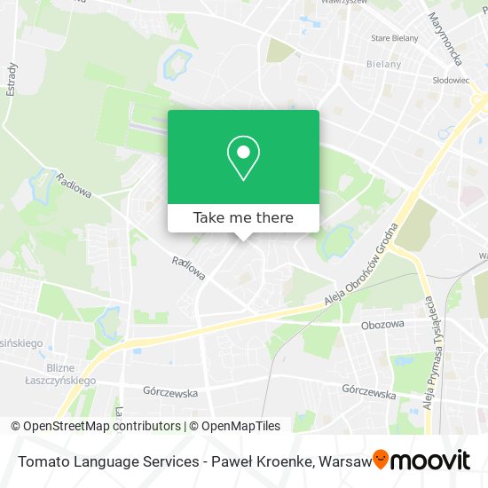 Tomato Language Services - Paweł Kroenke map