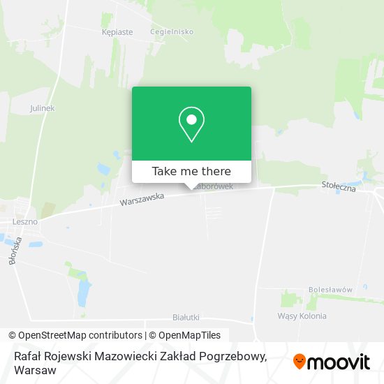 Rafał Rojewski Mazowiecki Zakład Pogrzebowy map