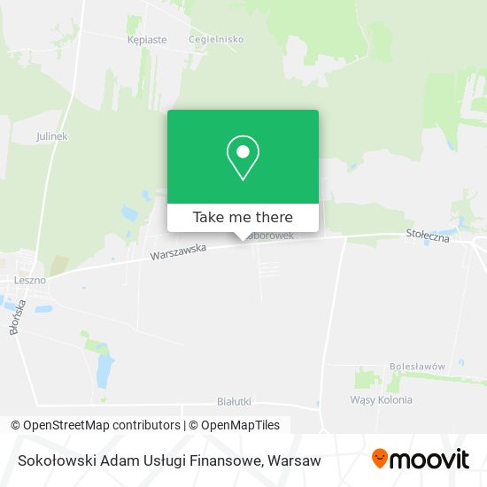 Sokołowski Adam Usługi Finansowe map