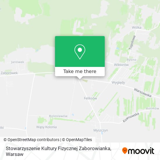 Stowarzyszenie Kultury Fizycznej Zaborowianka map