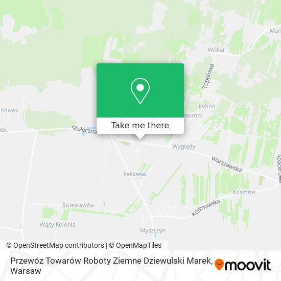 Przewóz Towarów Roboty Ziemne Dziewulski Marek map