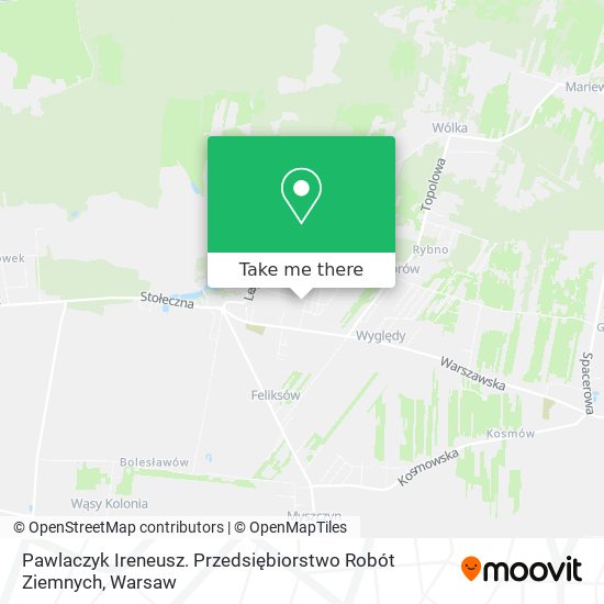 Pawlaczyk Ireneusz. Przedsiębiorstwo Robót Ziemnych map