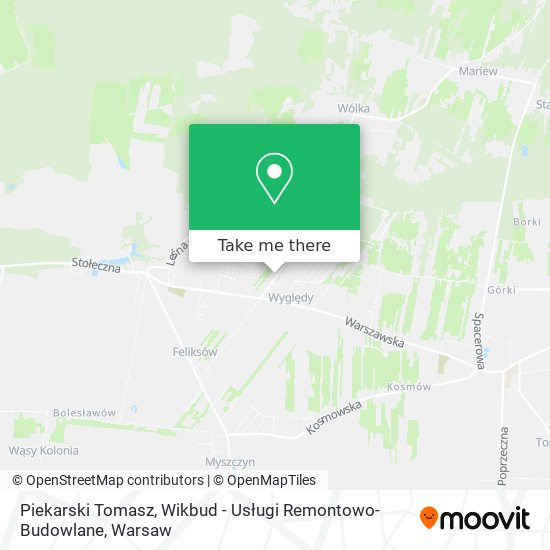 Piekarski Tomasz, Wikbud - Usługi Remontowo-Budowlane map