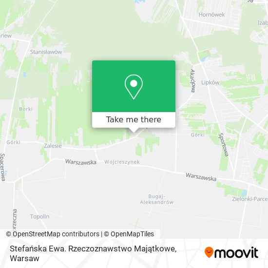 Stefańska Ewa. Rzeczoznawstwo Majątkowe map