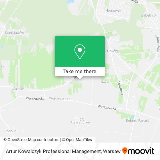 Artur Kowalczyk Professional Management map