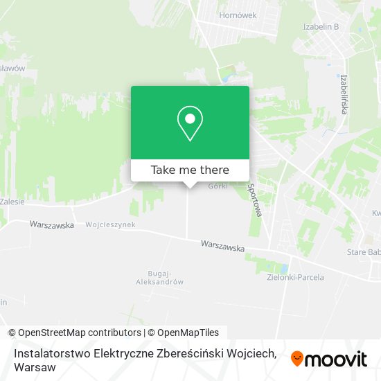 Instalatorstwo Elektryczne Zbereściński Wojciech map