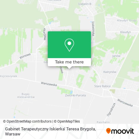 Gabinet Terapeutyczny Iskierka' Teresa Brygoła map