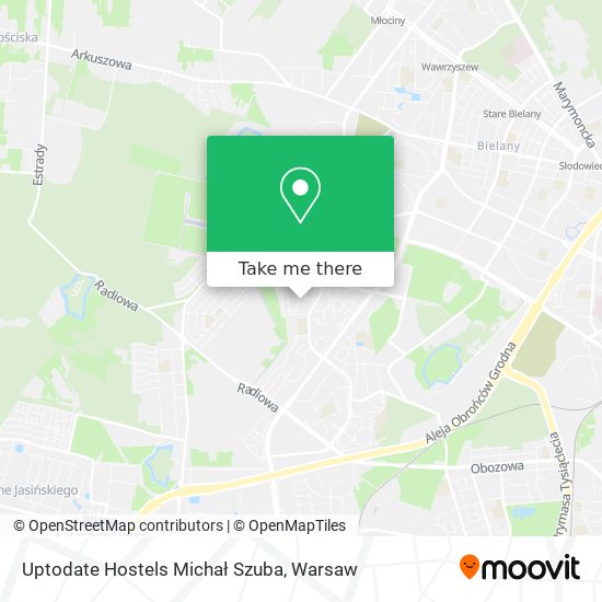 Uptodate Hostels Michał Szuba map