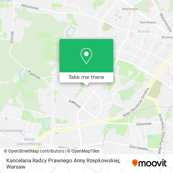 Kancelaria Radcy Prawnego Anny Rzepkowskiej map