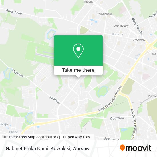 Gabinet Emka Kamil Kowalski map