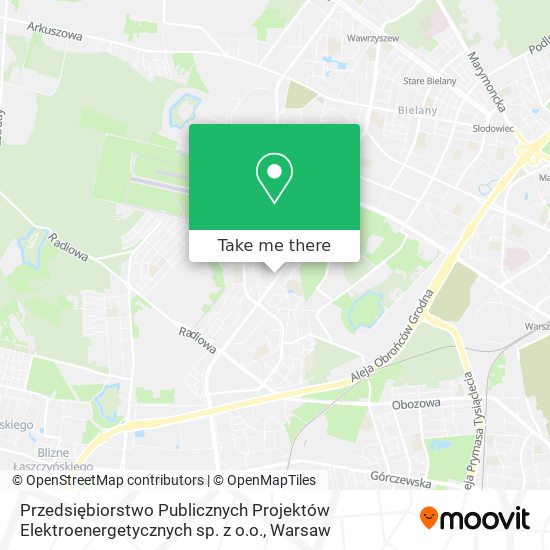 Przedsiębiorstwo Publicznych Projektów Elektroenergetycznych sp. z o.o. map