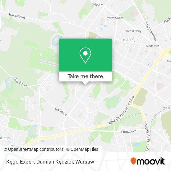 Kęgo Expert Damian Kędzior map