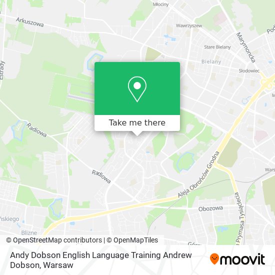 Andy Dobson English Language Training Andrew Dobson map