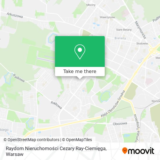 Raydom Nieruchomości Cezary Ray-Ciemięga map