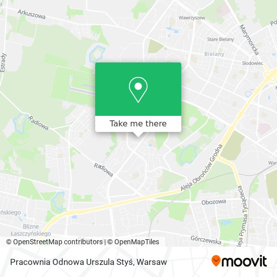 Pracownia Odnowa Urszula Styś map