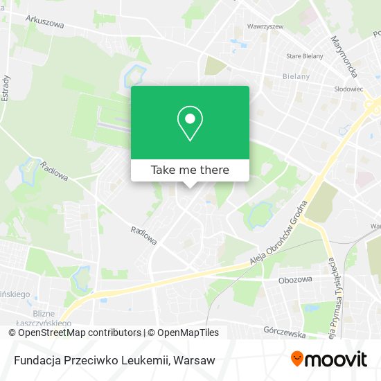 Fundacja Przeciwko Leukemii map