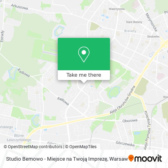 Studio Bemowo - Miejsce na Twoją Imprezę map