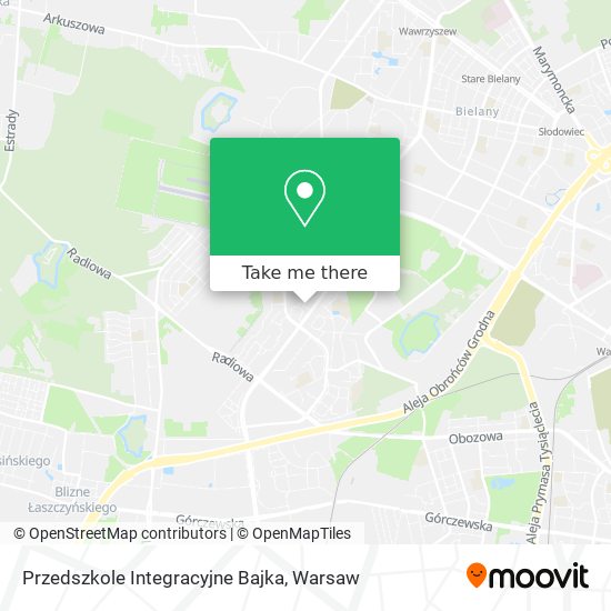 Przedszkole Integracyjne Bajka map