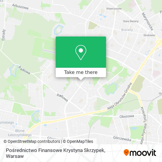 Pośrednictwo Finansowe Krystyna Skrzypek map