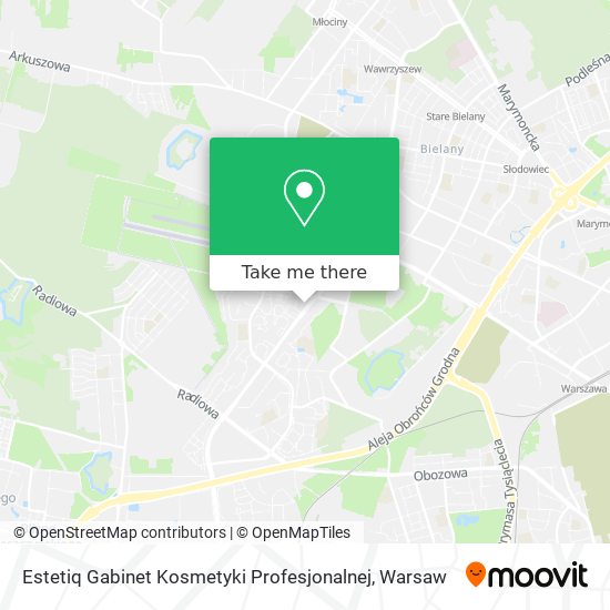 Estetiq Gabinet Kosmetyki Profesjonalnej map