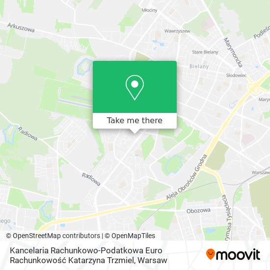 Kancelaria Rachunkowo-Podatkowa Euro Rachunkowość Katarzyna Trzmiel map