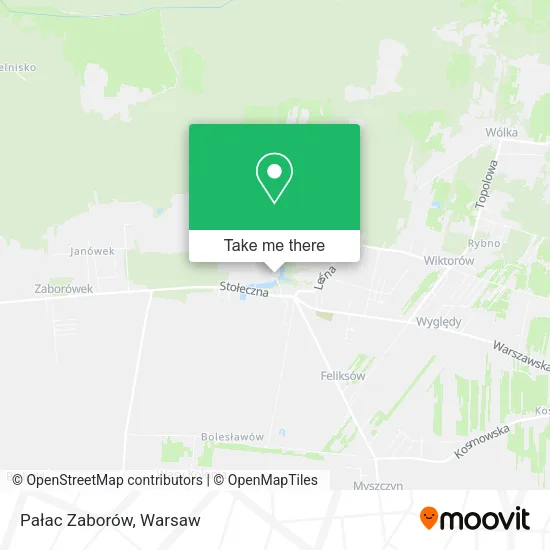 Pałac Zaborów map