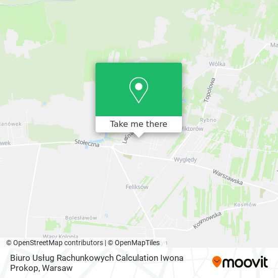 Biuro Usług Rachunkowych Calculation Iwona Prokop map