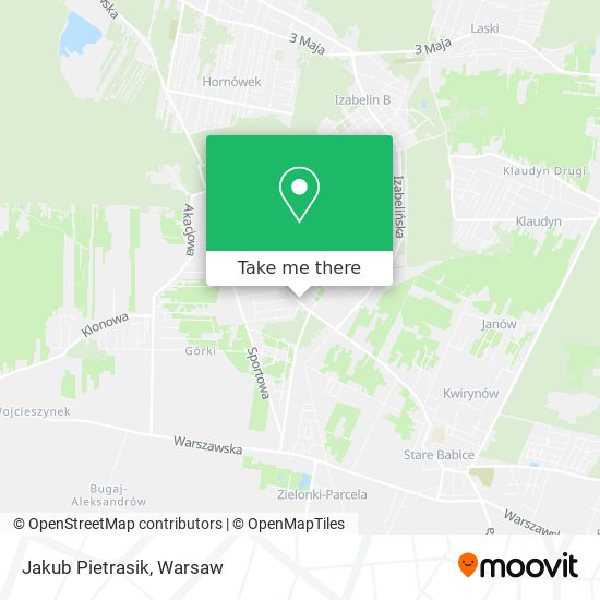 Jakub Pietrasik map