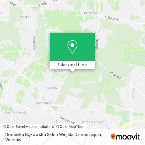 Dominika Bąkowska Sklep Wiejski Czarodziejski map