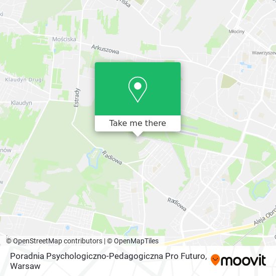 Poradnia Psychologiczno-Pedagogiczna Pro Futuro map