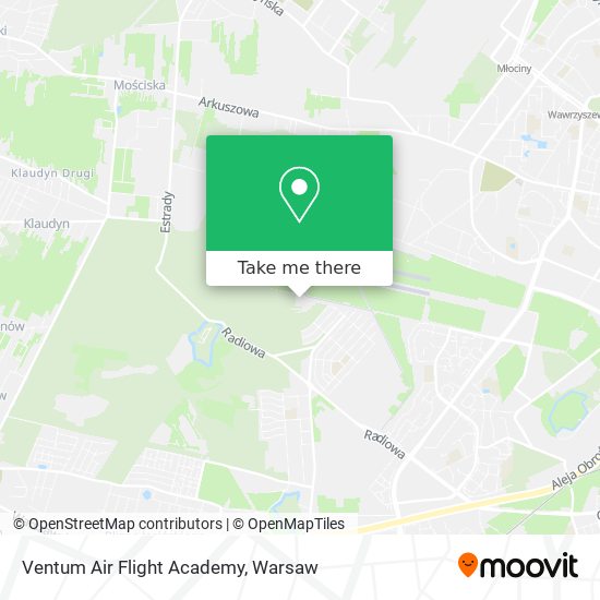 Ventum Air Flight Academy map