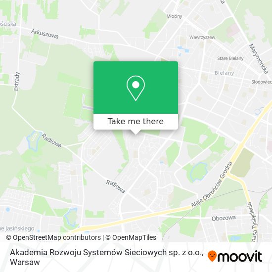 Akademia Rozwoju Systemów Sieciowych sp. z o.o. map